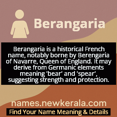 Berangaria Name Meaning and Origin