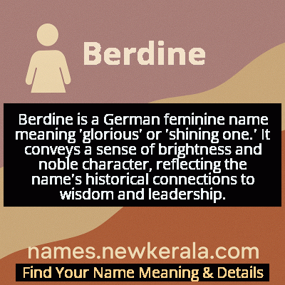 Berdine Name Meaning and Origin