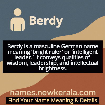 Berdy Name Meaning and Origin