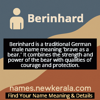 Berinhard Name Meaning and Origin