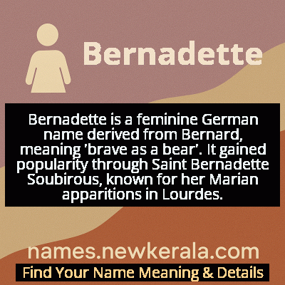 Bernadette Name Meaning and Origin