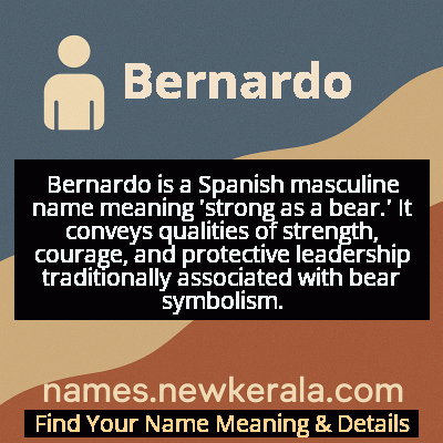 Bernardo Name Meaning and Origin
