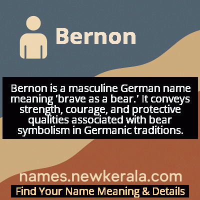 Bernon Name Meaning and Origin