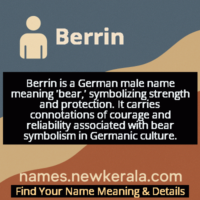 Berrin Name Meaning and Origin