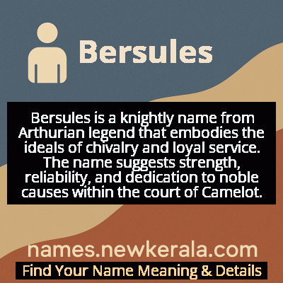 Bersules Name Meaning and Origin