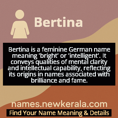 Bertina Name Meaning and Origin