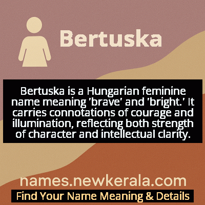Bertuska Name Meaning and Origin