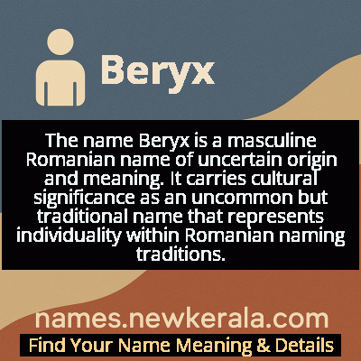 Beryx Name Meaning and Origin