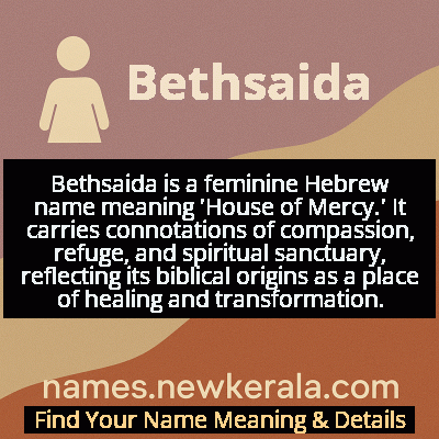 Bethsaida Name Meaning and Origin