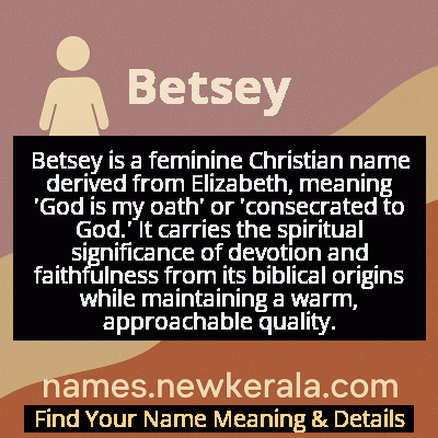 Betsey Name Meaning and Origin