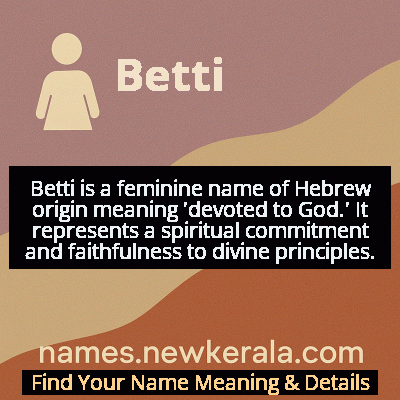 Betti Name Meaning and Origin