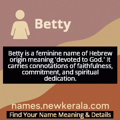 Betty Name Meaning and Origin