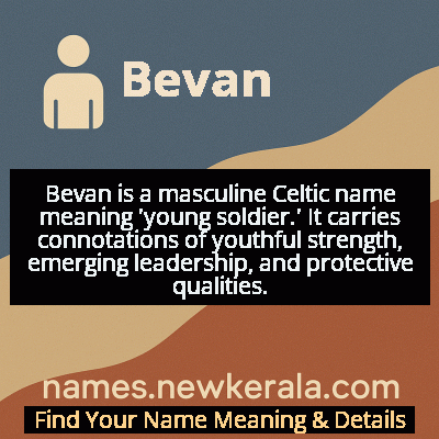 Bevan Name Meaning and Origin