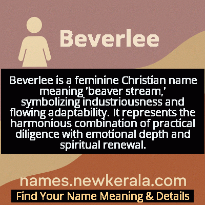 Beverlee Name Meaning and Origin