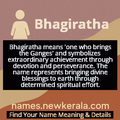 Bhagiratha Name Meaning and Origin