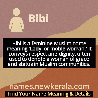 Bibi Name Meaning and Origin