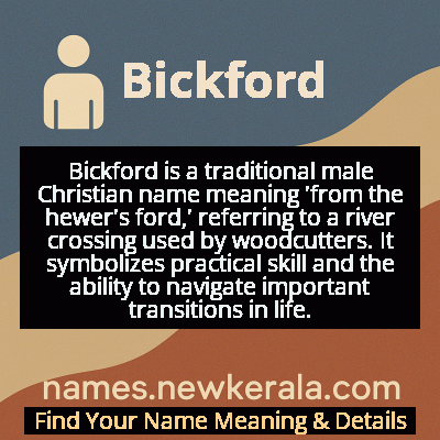 Bickford Name Meaning and Origin