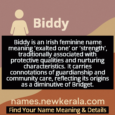 Biddy Name Meaning and Origin