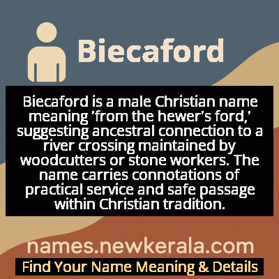 Biecaford Name Meaning and Origin