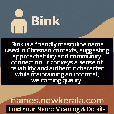 Bink Name Meaning and Origin
