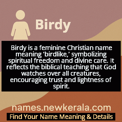 Birdy Name Meaning and Origin
