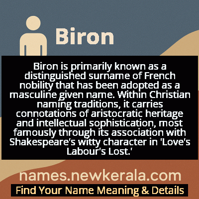 Biron Name Meaning and Origin