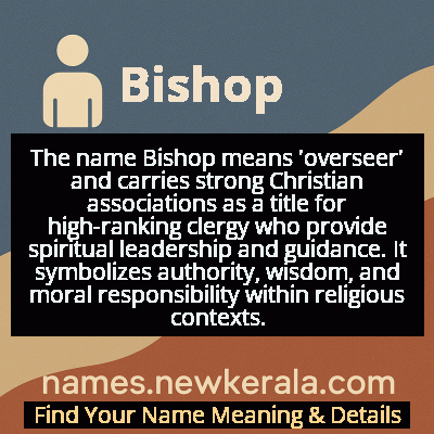 Bishop Name Meaning and Origin