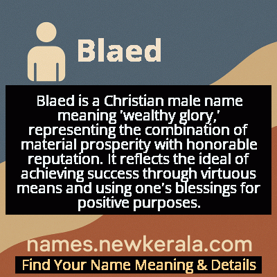 Blaed Name Meaning and Origin