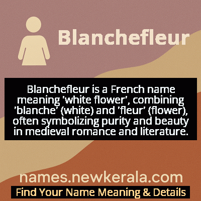 Blanchefleur Name Meaning and Origin