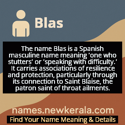Blas Name Meaning and Origin
