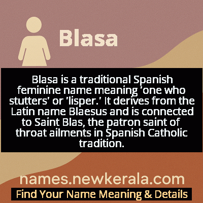 Blasa Name Meaning and Origin
