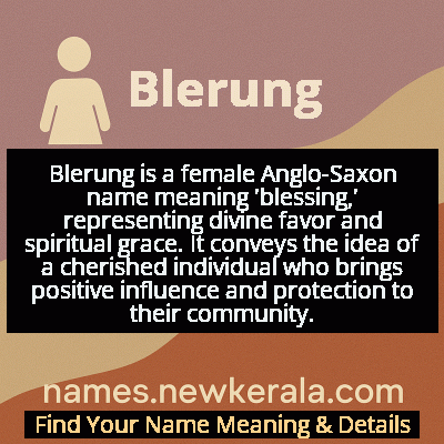 Blerung Name Meaning and Origin