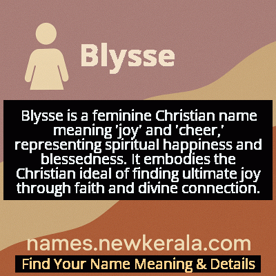 Blysse Name Meaning and Origin