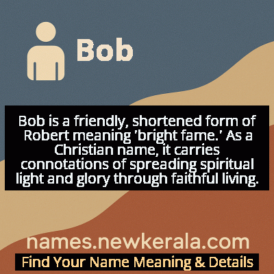 Bob Name Meaning and Origin