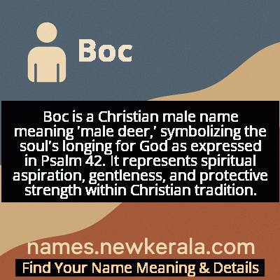 Boc Name Meaning and Origin