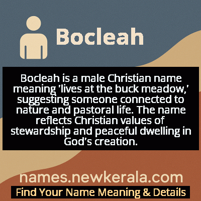Bocleah Name Meaning and Origin