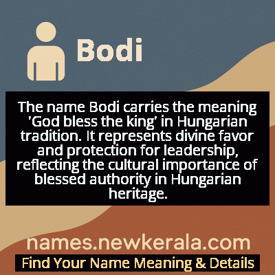 Bodi Name Meaning and Origin