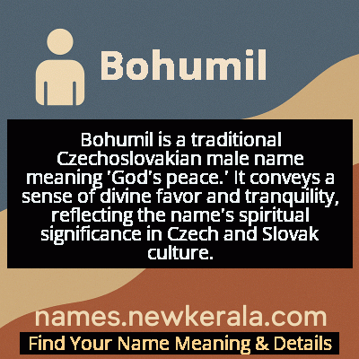 Bohumil Name Meaning and Origin