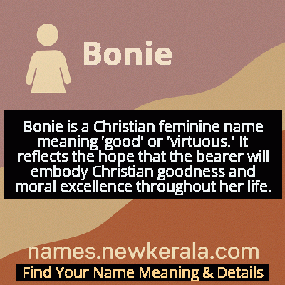 Bonie Name Meaning and Origin
