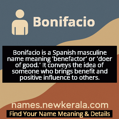 Bonifacio Name Meaning and Origin