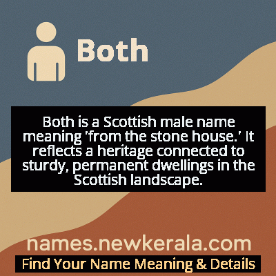 Both Name Meaning and Origin