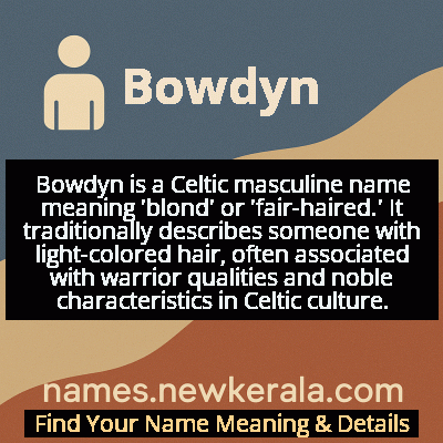 Bowdyn Name Meaning and Origin