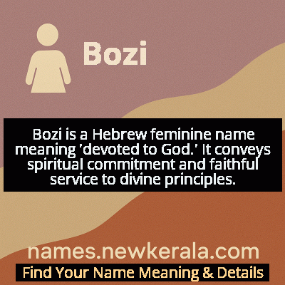 Bozi Name Meaning and Origin