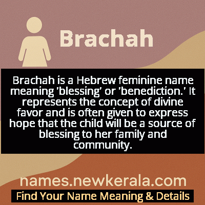Brachah Name Meaning and Origin