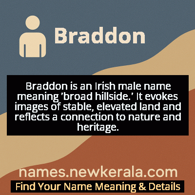 Braddon Name Meaning and Origin