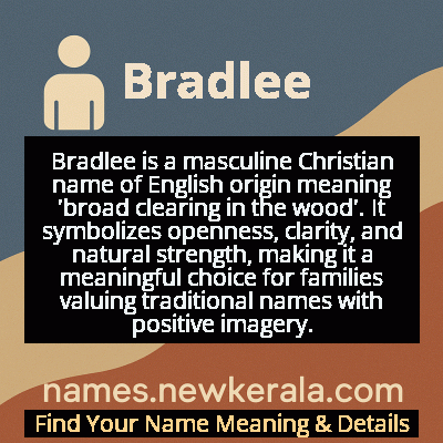 Bradlee Name Meaning and Origin