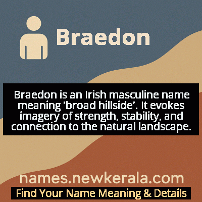 Braedon Name Meaning and Origin