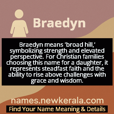 Braedyn Name Meaning and Origin