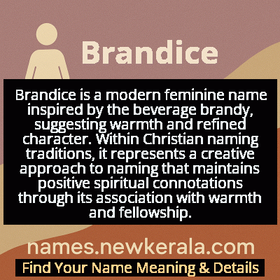 Brandice Name Meaning and Origin