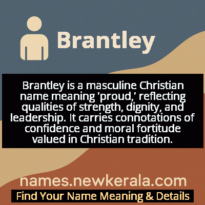 Brantley Name Meaning and Origin